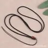 Cordão para Pingente para Homens e Mulheres, Cordão Ajustável para Pingente de Jade, Cordão para Colar Amuleto de Buda, Cordão para Colar de Sândalo, Cordão Trançado para Pingente de Madeira, Cordão para Escultura em Madeira