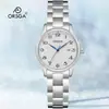Orsga Moda Clássica Fabricante de Relógios Femininos Comércio Exterior Transfronteiriço Transmissão ao Vivo Calendário Simples Negócios Relógio de Pulso a Quartzo para Mulheres