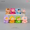 Color real escupir burbuja cachorros de animales dibujos animados adorable caja de regalo resina pequeños adornos joyería DIY accesorios para coche venta al por mayor