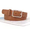 Cinturón de moda cuadrado de hebilla cuadrada de cuero sintético versátil simple nuevo estilo coreano cinturón de moda cinturón retro de estudiante venta al por mayor