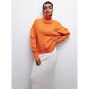 Comercio Exterior Transfronterizo Ropa Europea y Americana Nuevo Amazon Aliexpress Suéter Suelto Cuello Medio Otoño e Invierno Suéter para Mujer