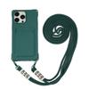 Adecuado para ip16promax trend 15 cordón 14 funda blanda 13 anticaída 7/8p mismo color doble cuerda tarjeta estuche 11 funda para teléfono móvil