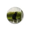 Broche de gato negro con patrón de dibujos animados europeo y americano, insignia metálica de animal lindo, accesorio para mochilas, chaquetas y ropa
