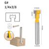 Conjunto de Três Peças de Faca Olho de Fechadura Lâmina de Liga de Dupla Face Faca para Ranhuras Revestida Ferramenta para Furo de Pendurar Porta-Retrato Fresadora para Marcenaria Finamente Esculpida