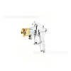 Pistola pulverizadora de pintura imitación piedra PT871, pistola pulverizadora de pintura multicolor base agua en agua y agua en arena, venta al por mayor de fábrica