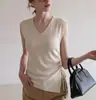 Camiseta de tricô irregular de manga curta para mulheres, com design consciente para nicho, novo estilo de verão, slim fit, top que valoriza a silhueta