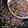 Miçangas Tubo Pequenas de 2mm Miçangas Soltas de Vidro Materiais para Tassel de Miçangas Artesanal DIY Acessórios de Cabelo Cor Revestida Prateada Miçangas de Arroz Creme