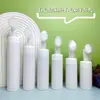 Botella Mousse Blanca de 100ml con Cepillo Limpiador y Dosificador de Espuma, Botella de Espuma de 200ml