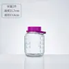 Frasco de vidrio sellado de grado alimenticio para hacer licor infusionado, frasco grueso para encurtidos para uso en la cocina, botella especial para hacer vino de ciruela