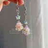 Colgante para Teléfono, Llavero, Colgante para Bolso de Árbol de Navidad de Cristal con Cuentas Hecho a Mano, Ambiente Festivo de Moda, Regalo