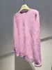 Suéter Único Fashion/Realçador de Cor Cardigã de Lã Cashmere Escovado Suéter de Gola V Emagrecedor Suéter de Gola Redonda para Mulheres