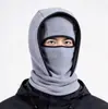 Gorro de forro polar para invierno, unisex, a prueba de viento y cálido, mascarilla facial para ciclismo, protector facial para esquí, calentador de cuello, pasamontañas todo en uno