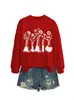 Amazon eBay sitio independiente de moda y único para mujer, recipiente químico de cinco frascos, sudadera floral otoño-invierno para comercio exterior