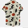 2023 Comércio Exterior Transfronteiriço Nova Camisa Masculina Estação Independente Série Halloween Impressão Digital Masculino Fabricantes de Origem