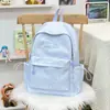 Nova Mochila de Alta Qualidade Estilo Coreano ins Doce Fresco Cor de Doce para Alunos do Ensino Fundamental e Médio Leve Grande Capacidade Bolsa de Ombro