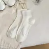 Calcetines de Malla Transpirables Finos de Algodón de Color Sólido, Versátiles, para Mujer, de Longitud Media, sin Costuras, Estilo Nuevo para Primavera y Verano, Venta al por Mayor