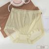 Ropa Interior de Encaje de Cintura Alta Sexy Abdominal Levanta Caderas Entrepierna Antibacteriana Sin Marcas Transpirable Lujo Ligero Ropa Interior para Damas Ropa Interior Sin Marcas para Mujeres