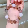 Pulsera de Cristal de Té Fantasma Copo de Nieve Súper Siete