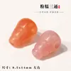 Pingente Cabeça de Buda Rosa e Liso Três Vias, Ágata de Jade Vermelho do Sul Contas Budistas DIY, Pulseira Feminina, Contas de Oração, Acessórios Colecionáveis, Atacado
