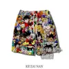 Pantalones de Chándal para Caminar de Anime Naruto para Hombre, Shorts Finos de Verano, Sueltos, Casuales, Pantalones de Playa para Adolescentes