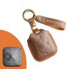 Funda retro para llave es adecuada para krypton 001/007 coche costura pura a mano cuero genuino bolsa de protección para llave hebilla