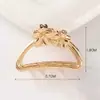 Pinza de pelo de metal estilo minimalista con forma de garra, accesorio para el cabello pequeño y mediano, adorno para el pelo coreano para la parte trasera de la cabeza con un toque de alta gama