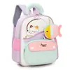 Bolsa Infantil Estilo Coreano Desenho Animado Fofo Mochila Escolar para Jardim de Infância Grande Capacidade Unissex Mochila da Moda