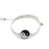 Pulseiras de Casal Tecidas à Mão em Liga de Metal com Símbolos Tai Chi Bagua Mais Vendidas Transfronteiriças em Estoque