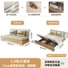 Sofá-cama dobrável de uso duplo 2026 novo sofá-cama de sala de estar para uma pessoa sala de estar multi-funcional de uso duplo estrutura de aço cama retrátil