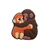 Pingentes de Sapato Macaco Abraço Novo Estilo Transfronteiriços, Clipes Decorativos de Sapato de Borracha Macia PVC DIY