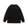 Sudadera T-shirt Rumen Color Sólido Cuello Redondo Cepillado Manga Larga para Hombre Otoño Talla Grande Gordo Oversize Top Tendencia
