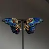 Pendientes de Aro Redondos de Madera Marrón Bonitos Ciaire con un Toque Vintage Elegante y de Alta Gama, Pendientes Sencillos y Aretes