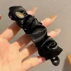 Pinza para el Cabello de Tela Plegada Estilo Coreano de Alta Gama Modelo Nuevo 2025 Pinza Elegante para Cola de Caballo Alta de Niña para Mujeres