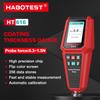 Habotest Ht616 Medidor de Espesor de Recubrimiento de Alta Precisión Medidor de Película de Pintura Probador de Superficie de Pintura Automotriz