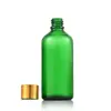Botella de Vidrio Verde para Aceite Esencial, Botella Opaca para Líquido de Esencia, Botella Dispensadora de Pequeña Capacidad de 20ml para Productos de Cuidado de la Piel, Cosméticos