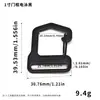 Hebilla de Marco de Puerta para Correa de Cincha de Aleación de Zinc de 1 Pulgada 25 mm, Hebilla de Gancho de Ferretería para Accesorios de Bolsos, Hebilla de Gancho para Llave de Metal para Bolsos de Mujer