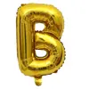 16 pulgadas oro rosa oro plata papel de aluminio imitación versión EE. UU. cuerpo delgado globo de letras globo de números cumpleaños boda