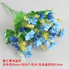 Flor Seca Única Flor de Seda Flor Artificial Buquê Decoração de Plástico Enfeites para Sala de Estar Arranjo de Flores Flor para Performance de Dança de Cerca