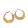 Pendientes de Aro Dorados Resistentes Estilo Europeo y Americano con un Diseño de Alta Gama, Audaces y Elegantes, Sencillos y Adecuados para el Uso Diario