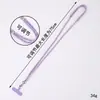 Nuevo Color de Moda Tejido a Mano Cadena Cruzada Unisex Colgante para Teléfono Móvil Colgante de Bolsa Ajustable Cordón