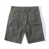 Pantalones cortos de verano para hombre, nuevos, holgados, informales, estilo coreano, lavados, de marca de moda, rectos, de media longitud, talla grande