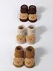 25 Calcetines de Piso Gruesos de Felpa Otoño e Invierno para Bebé Antideslizantes para Niños Pequeños Calcetines para Recién Nacidos Casa Dibujos Animados de Media Pantorrilla