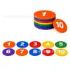 Educação Infantil Integração Sensorial Futebol Basquete Equipamento de Treinamento Marcadores Discos Planos Antiderrapantes Marcos Tapetes Obstáculos