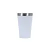 Taza de cuerno pequeña transfronteriza de 140ML, taza aislada de acero inoxidable 304 para el hogar y la oficina, taza de hielo al vacío de doble capa