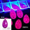 Gota de água fluorescente mão-costurado Diamante mocha Diamante diy jóias acessórios roupas acessórios de casamento cristal de vidro diamante plano