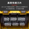 Fresadora de suelo de hormigón de empuje manual máquina eléctrica de cincelado de pelo máquina pequeña de arrastre de suelo de cemento máquina de deshielo de pavimento