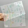 Wang Yuan Curación Manuscrito Exclusivo para Little Tangyuan Súper Duper Mega Cósmico Carnaval Letra Manuscrita Pegatina de Transferencia de Calor 3D