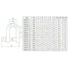 Grillete de Arco de Acero Inoxidable 304 Grillete en Forma de D Bloqueo para Cable de Acero Eslabón de Cadena Hebilla de Acero en Forma de U Herrajes de Grillete de Herradura