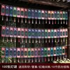 Decoraciones para el Festival de Medio Otoño, acertijos de linternas, colgantes de borlas, guirnaldas para centros comerciales, ambiente y disposición de escenas para eventos en tiendas, cuerdas para colgar