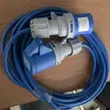 Cable de Extensión de Enchufe Industrial de Tres Pines Estándar Británico y Europeo 16A 32A con Longitud Personalizada, Caja Interior, Bolsa de Papel, Bolsa de PE
